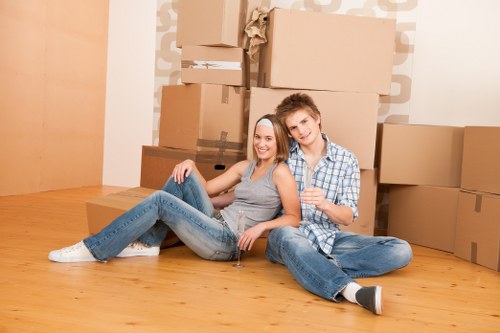 Local removals team helping with a home move in Waddon