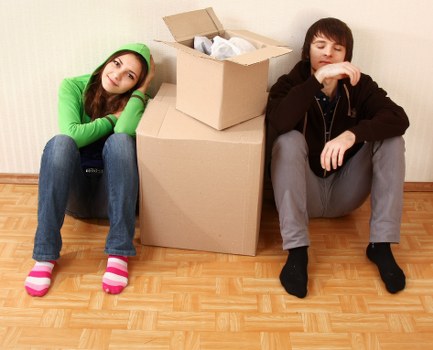 Prepared home move checklist and boxed belongings for a Waddon customer
