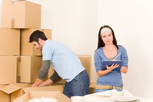 Careful handling of household goods by a Waddon man with van service