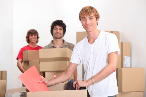 Moving day loading process for a Waddon office relocation