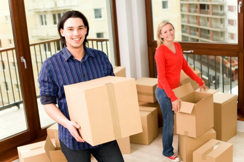 Local office movers managing access and loading challenges in Waddon